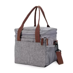 Little Story Insulated Lunch / Bottle Bag - Grey