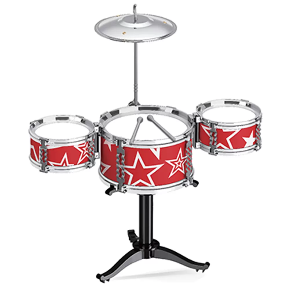 Little Story - Kids Drum Set Musical Instrument - Red