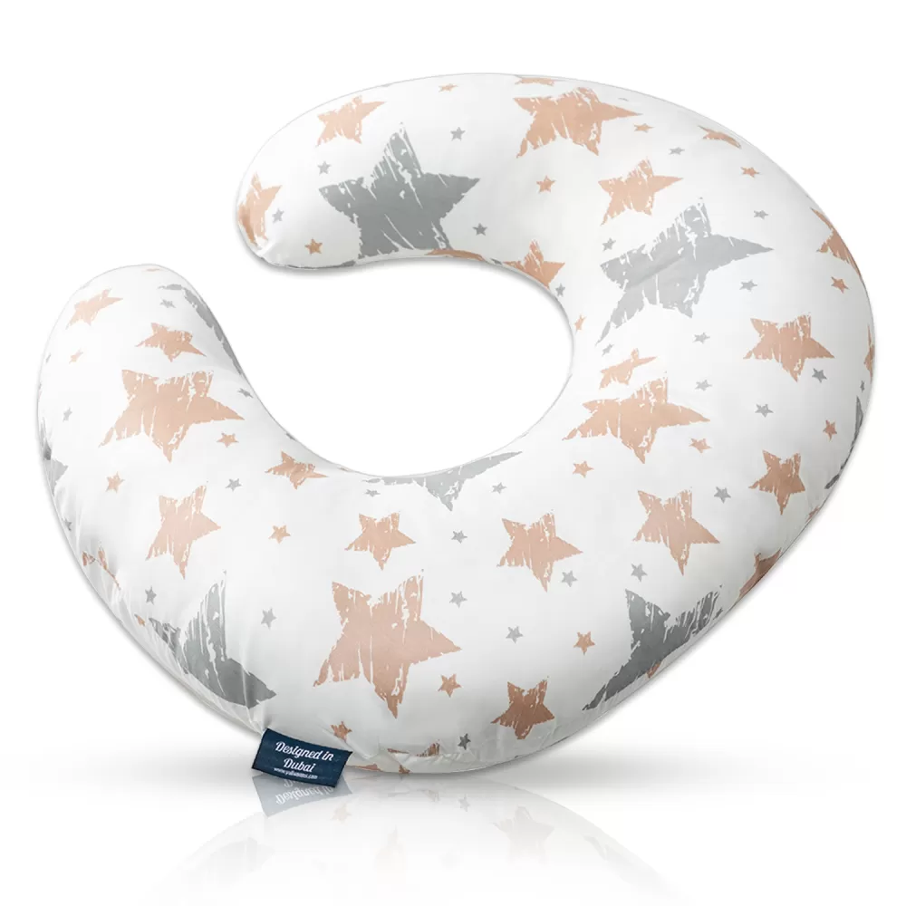 Little Story Baby Nursing and Feeding Pillow - Stars, 0-9 Months