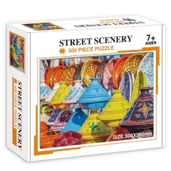 Little Story Jigsaw Puzzle Educational & Fun Game (Moroccan Art & Culture) - 500 pcs