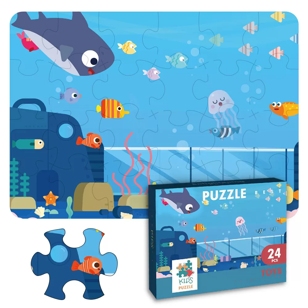 Little Story Jigsaw Puzzle Educational &amp; Fun Game (Life Under Water) - 24 pcs