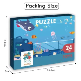 Little Story Jigsaw Puzzle Educational & Fun Game (Life Under Water) - 24 pcs