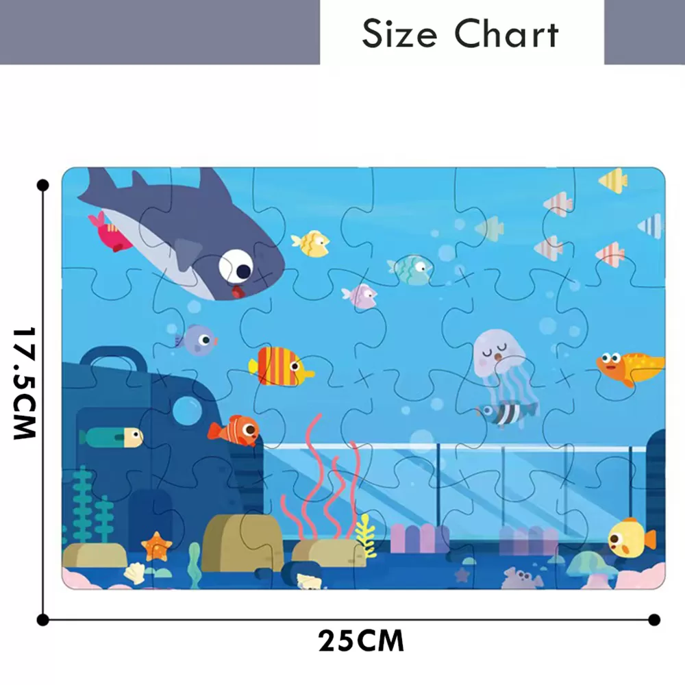 Little Story Jigsaw Puzzle Educational &amp; Fun Game (Life Under Water) - 24 pcs