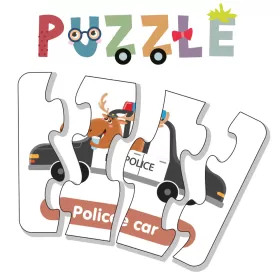 Little Story 20 - in - 1 Matching Puzzle Educational & Fun Game - Transport