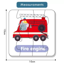 Little Story 20 - in - 1 Matching Puzzle Educational & Fun Game - Transport