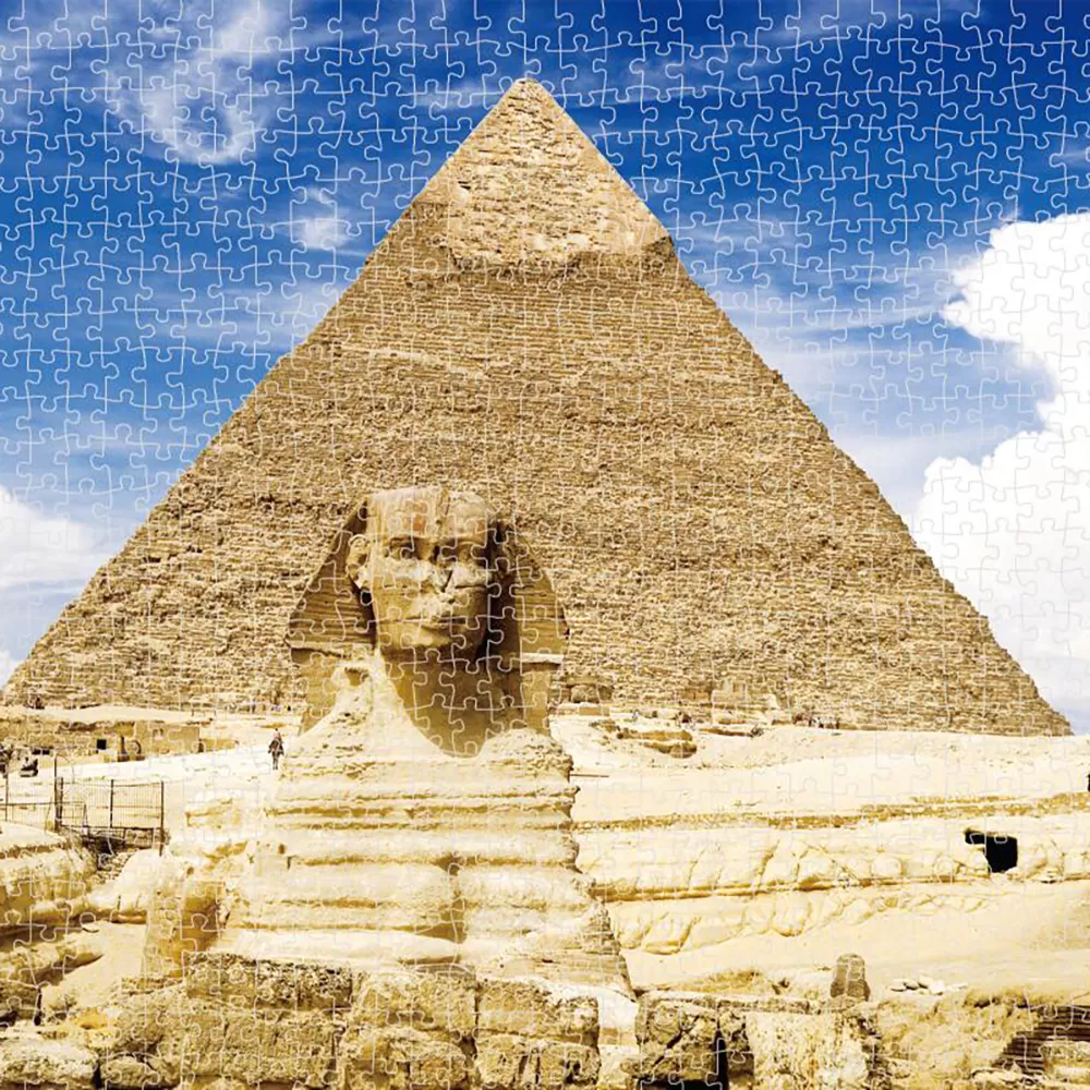 Little Story Jigsaw Puzzle Educational &amp; Fun Game (The Great Pyramid of Giza, Egypt) - 1000 pcs