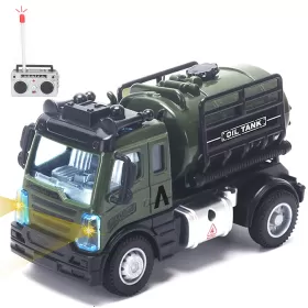 Little Story - Kids Toy Military Truck wt Remote Control - Green