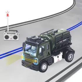 Little Story - Kids Toy Military Truck wt Remote Control - Green