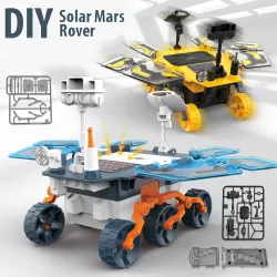 Little Story DIY Solar Mars Exploration Rover (46 Pcs), STEM Series - Yellow