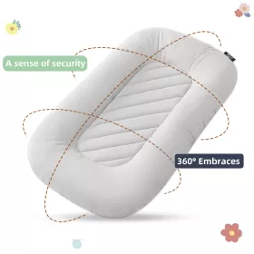 Little Story Portable Lounger Sleeping Pod - Grey