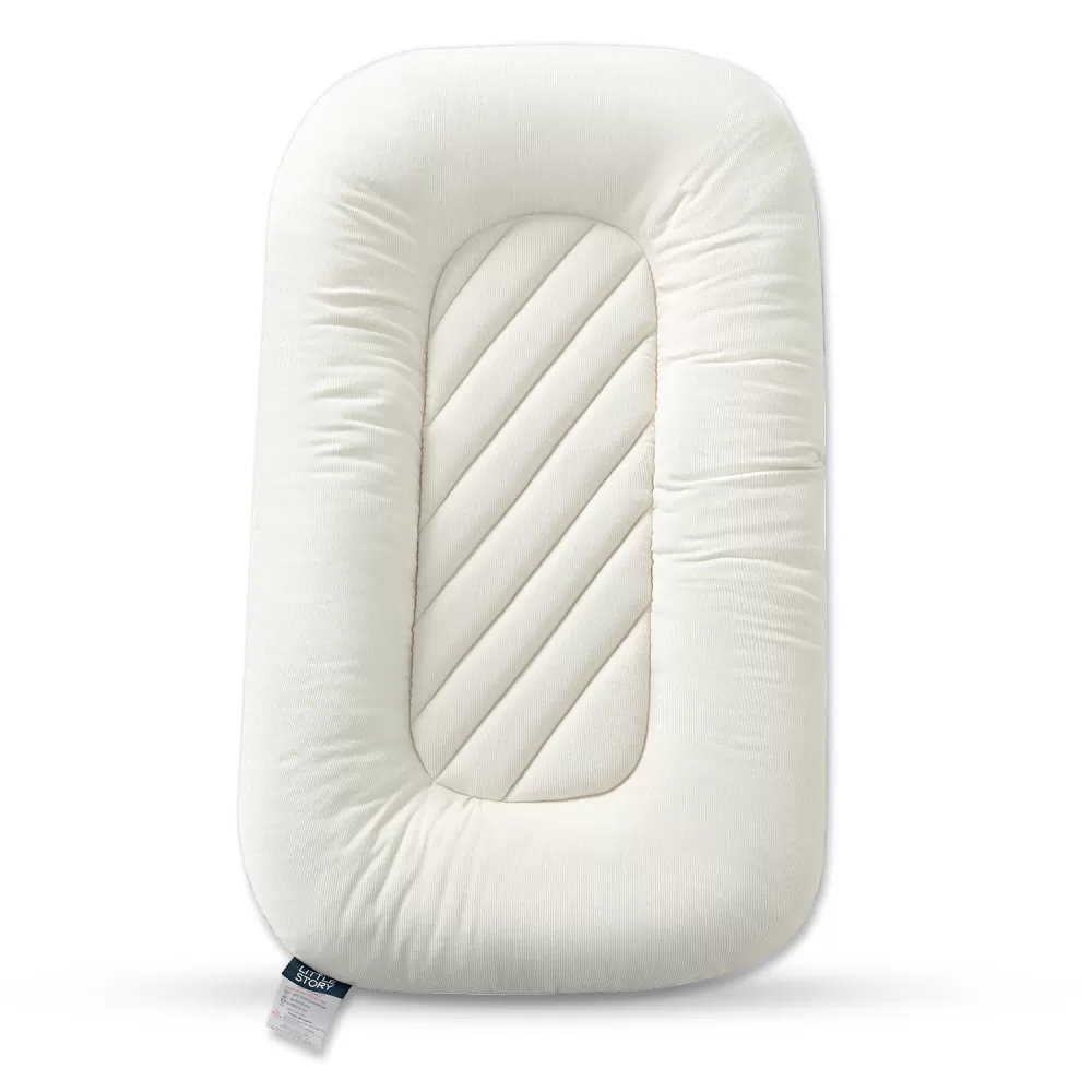 Little Story Portable Lounger Sleeping Pod - White