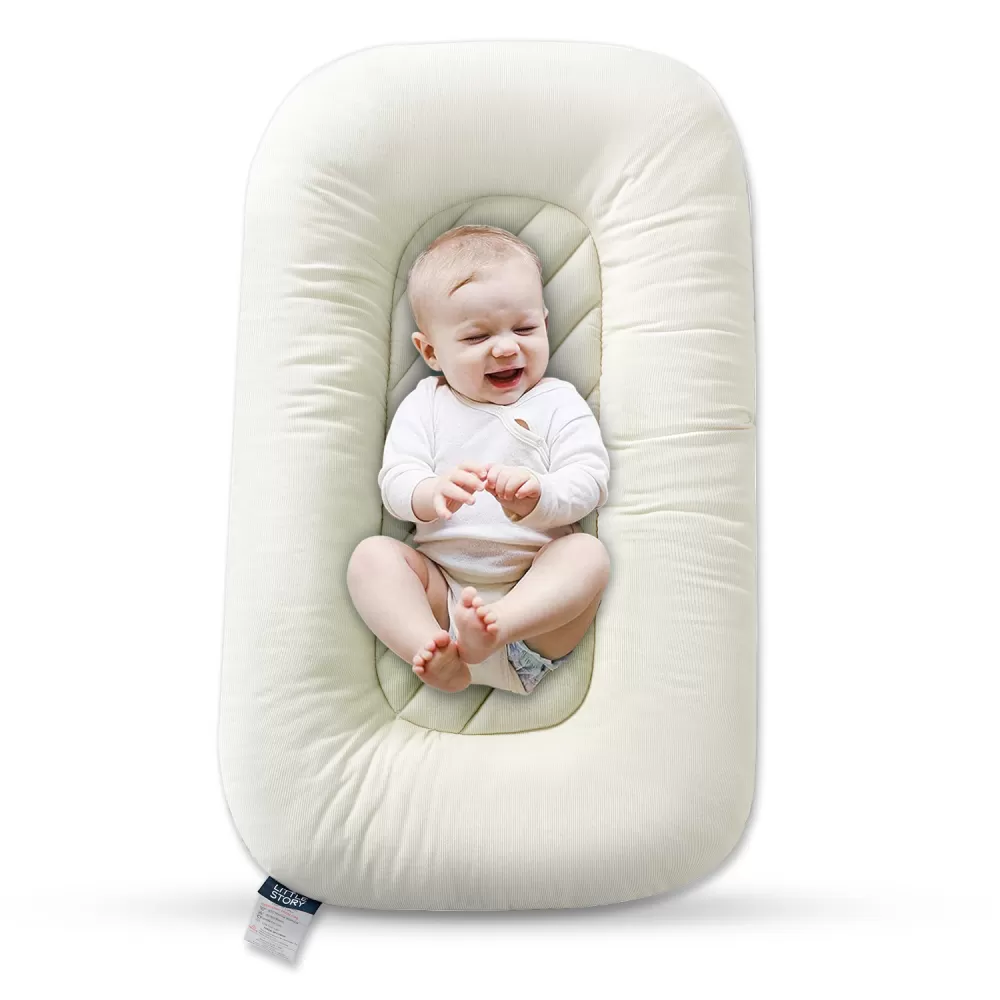 Little Story Portable Lounger Sleeping Pod - White