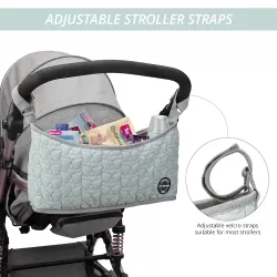 Little Story Premium Stroller Bag - Quilted - Blue