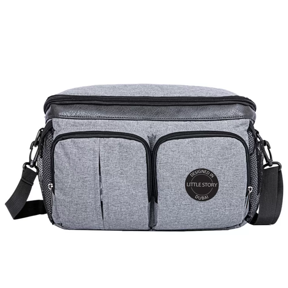 Little Story Stroller Organizer Travel Bag - Grey