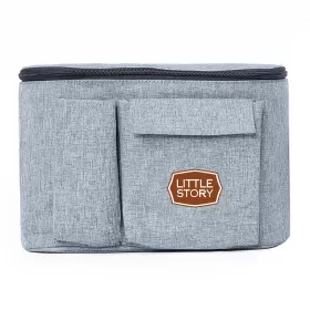 Little Story Stroller Travel Organizer Bag - Grey