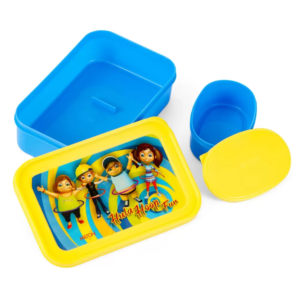 Milton School Time Lunch Box-Blue