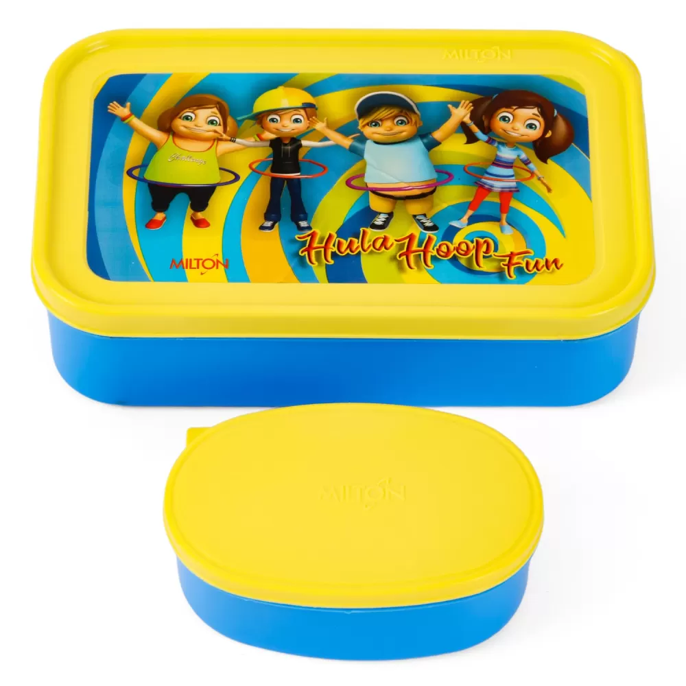 Milton School Time Lunch Box-Blue