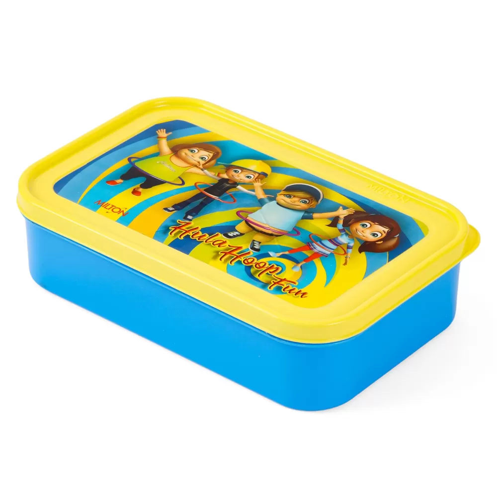 Milton School Time Lunch Box-Blue