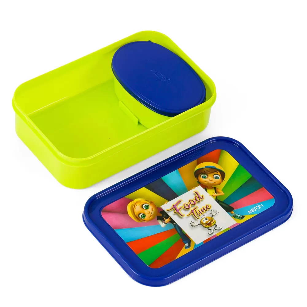 Milton School Time Lunch Box-Green