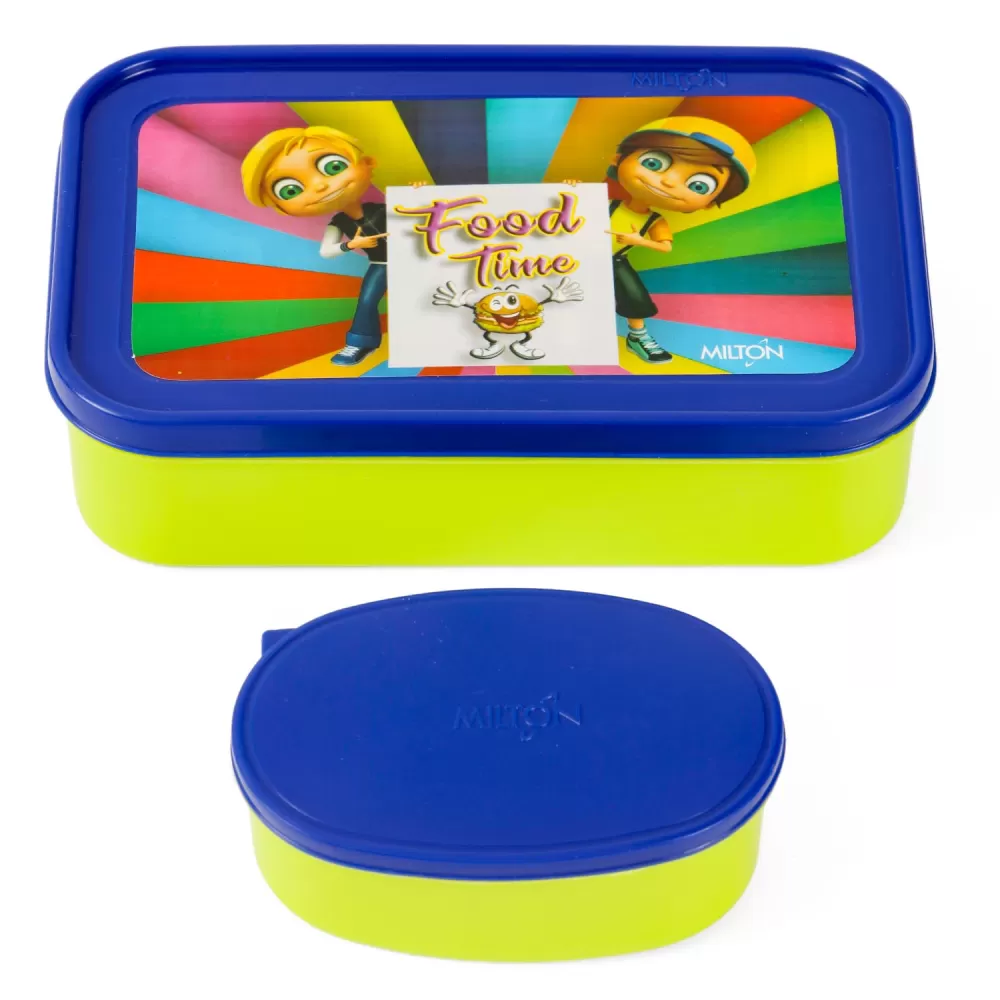 Milton School Time Lunch Box-Green