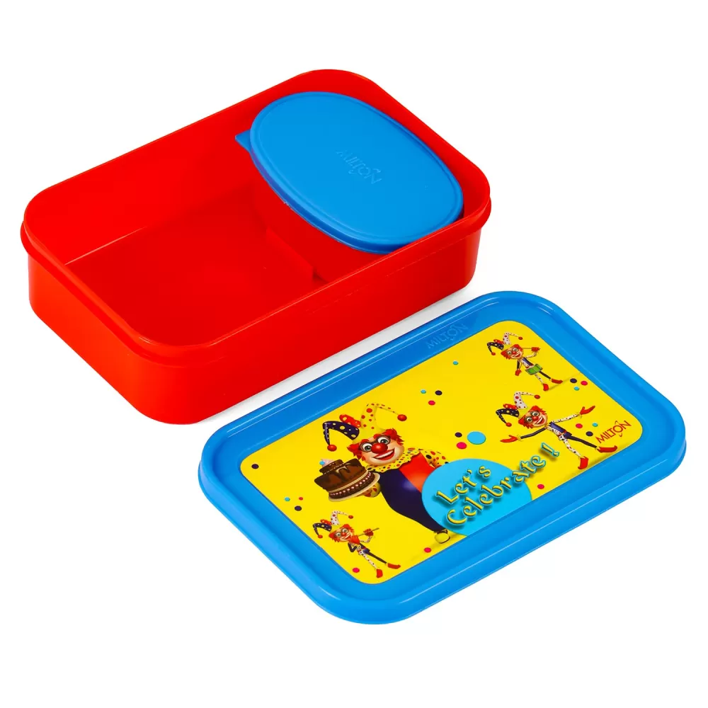 Milton School Time Lunch Box-Red