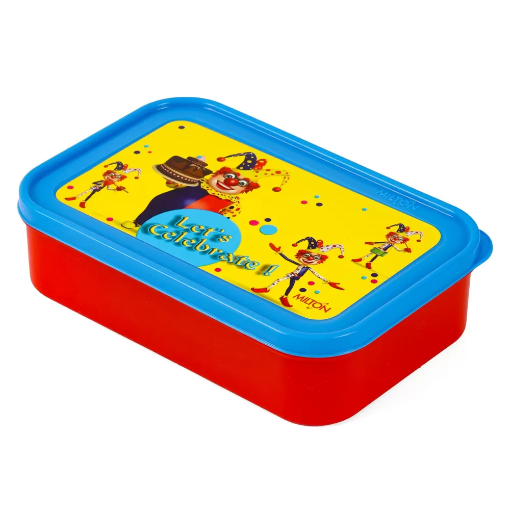 Milton School Time Lunch Box-Red