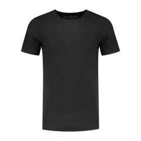 Nooboo Luxe Bamboo Men T - Shirt Black - S