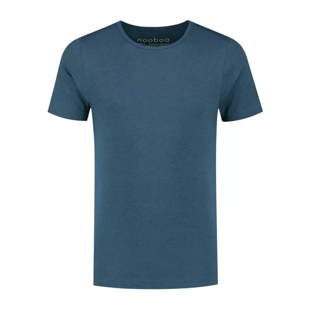 Nooboo Luxe Bamboo Men T - Shirt Blue - L