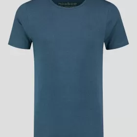 Nooboo Luxe Bamboo Men T - Shirt Blue - L