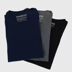 Nooboo Luxe Bamboo Men T - Shirt Dark Grey - M