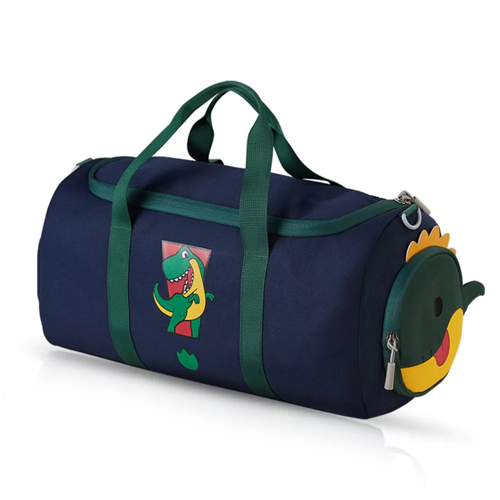 Nohoo Kids Duffle Bag - Dino Blue