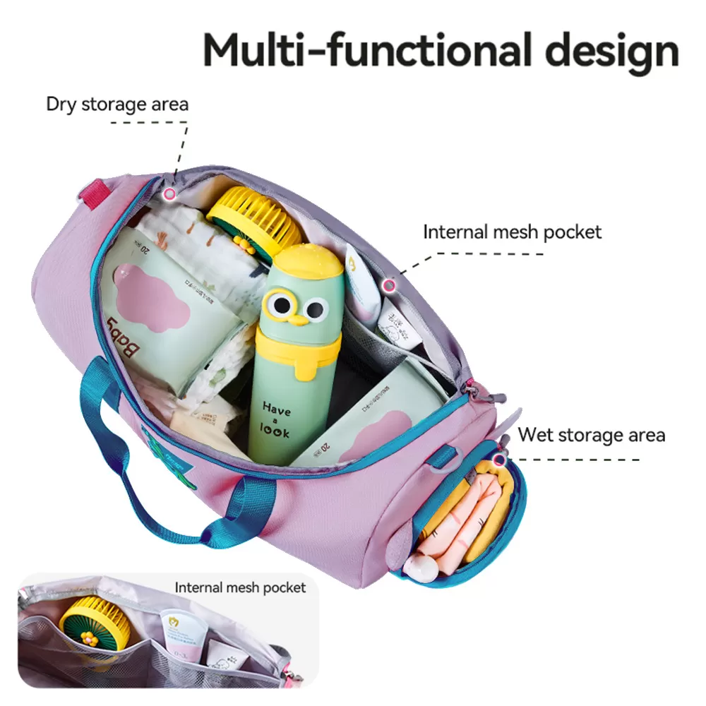 Nohoo Kids Duffle Bag - Mermaid Purple