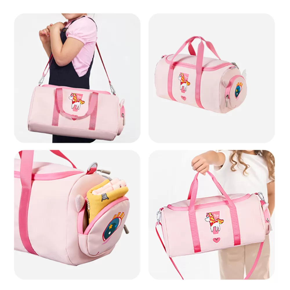 Nohoo Kids Duffle Bag - Unicorn Pink