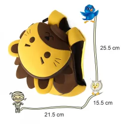 Nohoo Jungle 3D Backpack-Lion