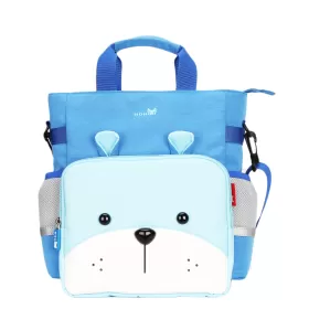 Nohoo Jungle Tote Bag - Sapiential Bear Blue