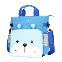 Nohoo Jungle Tote Bag - Sapiential Bear Blue