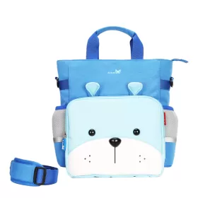 Nohoo Jungle Tote Bag - Sapiential Bear Blue