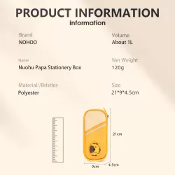 Nohoo Pencil Case-Lion Yellow