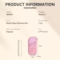 Nohoo Pencil Case-Rabbit Pink