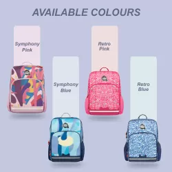 Nohoo School Bag-Retro Pink