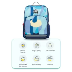 Nohoo School Bag-Symphony Blue