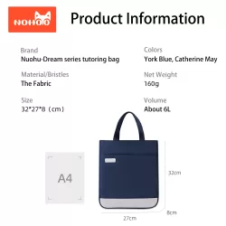 Nohoo School Hand Bag-Blue