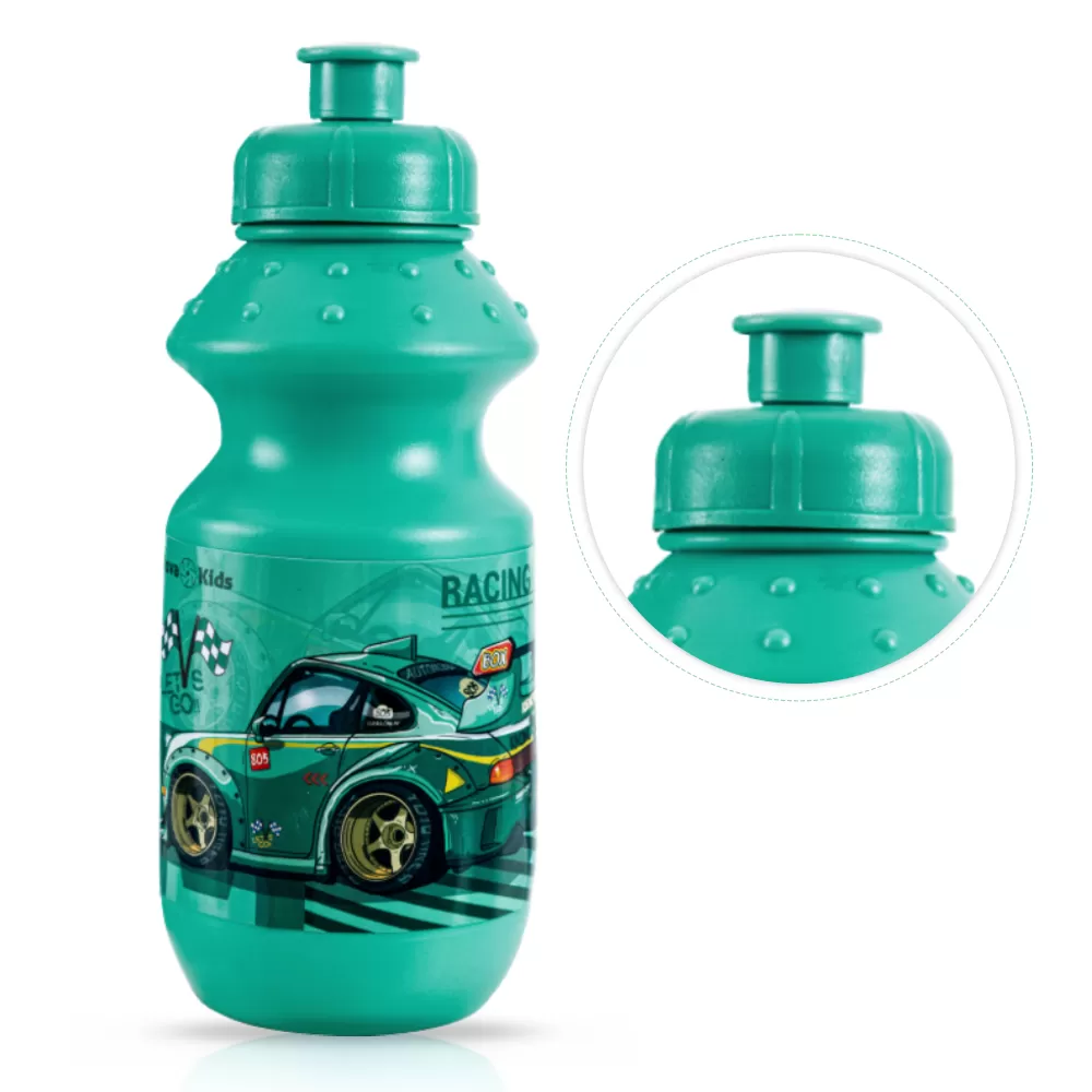 Nova Kids Lunch Box and Water Bottle With Lunch Bag - Racing Green