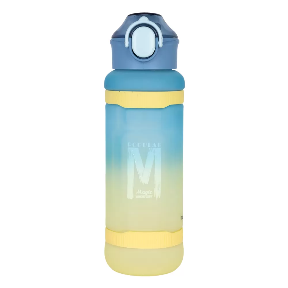 Nova Kids Water Bottle 1000ml with Straw- Blue