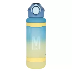 Nova Kids Water Bottle 1000ml with Straw- Blue