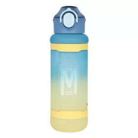 Nova Kids Water Bottle 1000ml with Straw- Blue