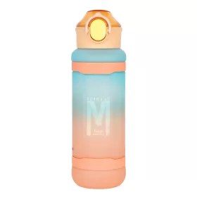 Nova Kids Water Bottle 1000ml with Straw- Orange