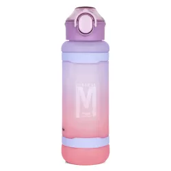 Nova Kids Water Bottle 1000ml with Straw- Purple