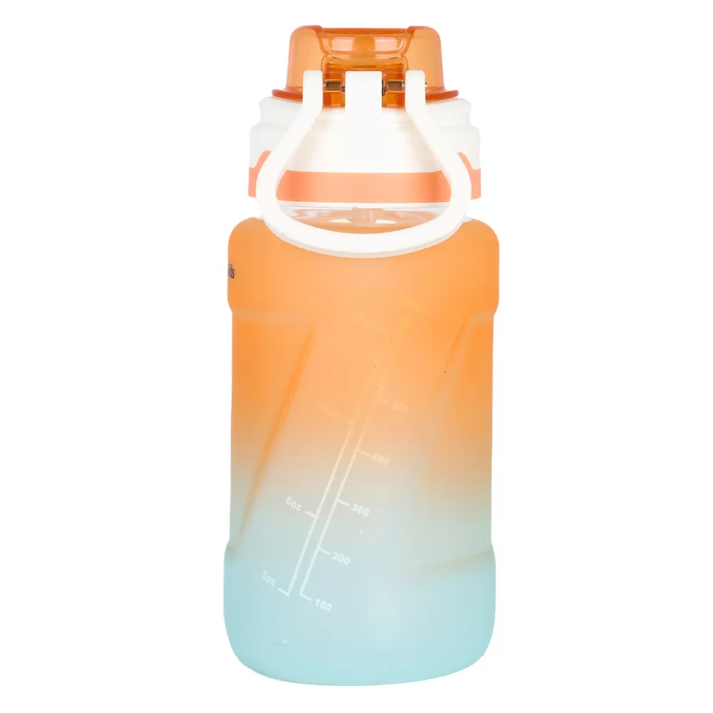 Nova Kids Water Bottle 550ml with Straw - Orange