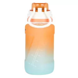 Nova Kids Water Bottle 550ml with Straw - Orange